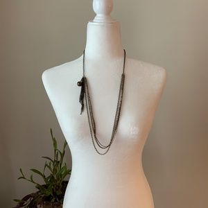 American Eagle Chain Statement Necklace